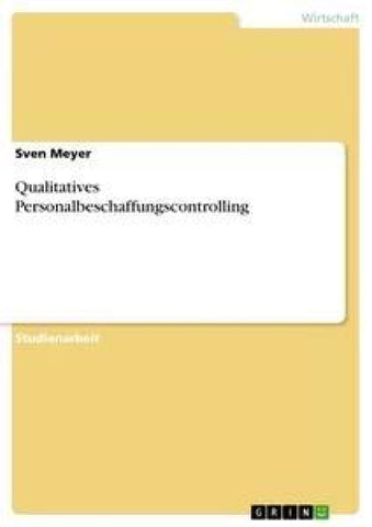 Qualitatives Personalbeschaffungscontrolling
