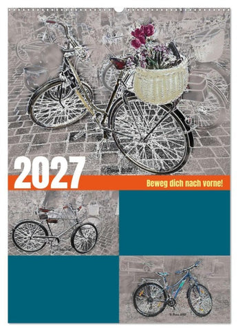 Beweg dich nach vorne! (Wandkalender 2027 DIN A2 hoch), CALVENDO Monatskalender