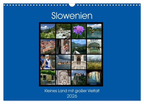 Slowenien (Wandkalender 2026 DIN A3 quer), CALVENDO Monatskalender