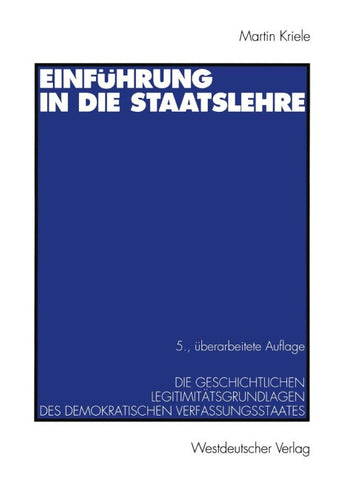 Einführung in die Staatslehre