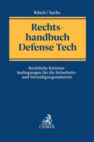 Rechtshandbuch Defense Tech