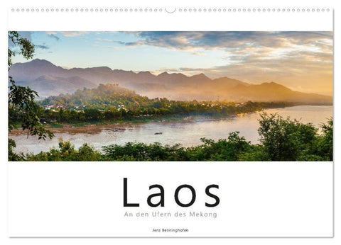 Laos - An den Ufern des Mekong (Wandkalender 2027 DIN A2 quer), CALVENDO Monatskalender