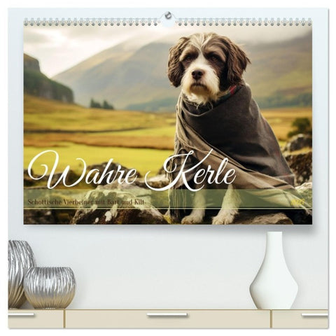 Wahre Kerle (hochwertiger Premium Wandkalender 2027 DIN A2 quer), Kunstdruck in Hochglanz