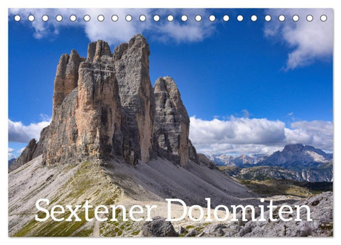 Sextener Dolomiten (Tischkalender 2027 DIN A5 quer), CALVENDO Monatskalender