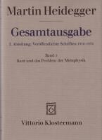 Kant und das Problem der Metaphysik (1929)