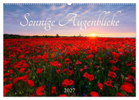 Sonnige Augenblicke (Wandkalender 2027 DIN A2 quer), CALVENDO Monatskalender