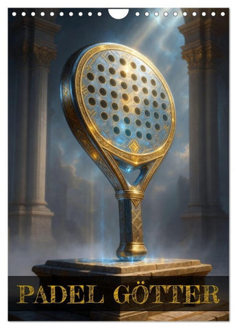 Padel Götter (Wandkalender 2027 DIN A4 hoch), CALVENDO Monatskalender