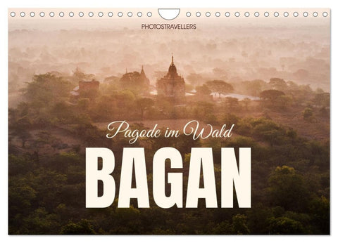 Bagan - Pagode im Wald (Wandkalender 2027 DIN A4 quer), CALVENDO Monatskalender