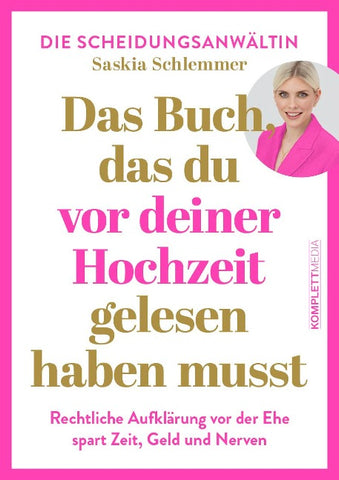 Das Buch, das du vor deiner Hochzeit gelesen haben musst (SPIEGEL-Bestseller)