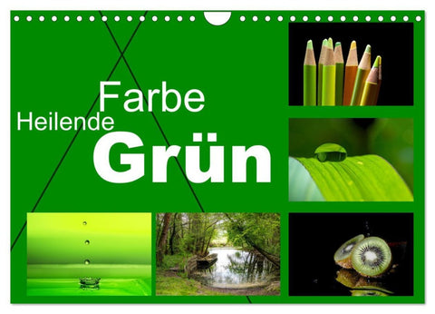 Heilende Farbe Grün (Wandkalender 2026 DIN A4 quer), CALVENDO Monatskalender