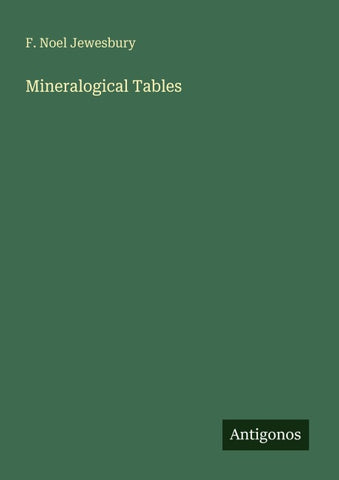 Mineralogical Tables