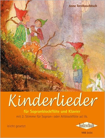 Kinderlieder für 1-2 Sopranblockflöten und Klavier