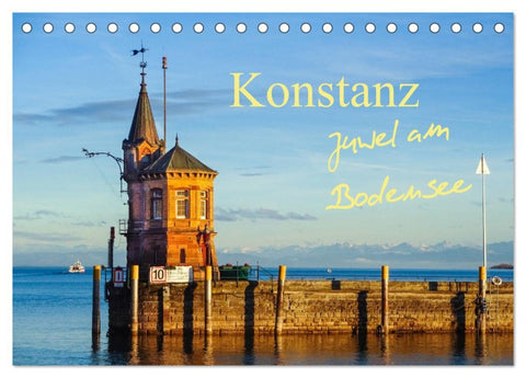 Konstanz - Juwel am Bodensee (Tischkalender 2026 DIN A5 quer), CALVENDO Monatskalender