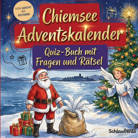 Chiemsee-Adventskalender: Quiz-Buch mit Fragen und Rätsel