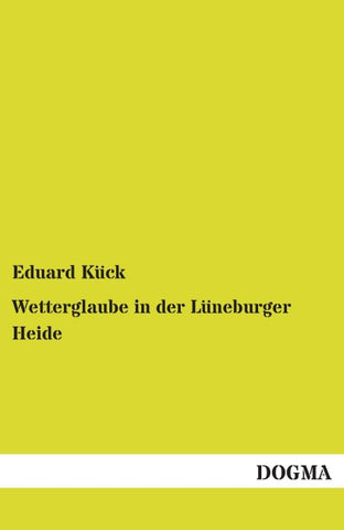 Wetterglaube in der Lüneburger Heide