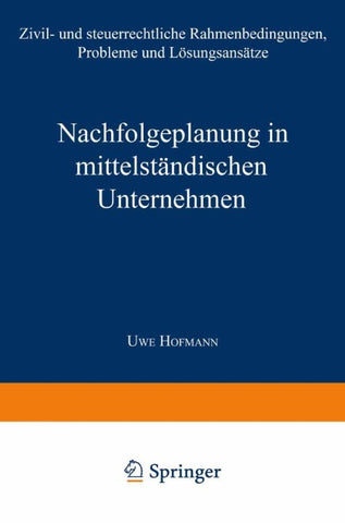 Nachfolgeplanung in mittelständischen Unternehmen