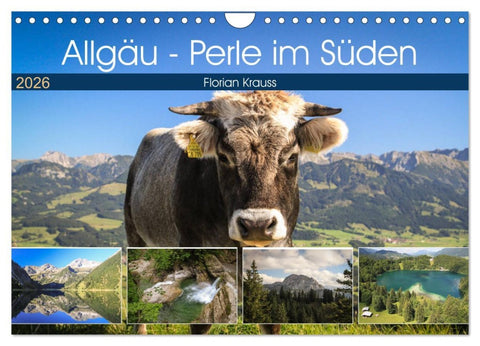 Allgäu - Perle im Süden (Wandkalender 2026 DIN A4 quer), CALVENDO Monatskalender