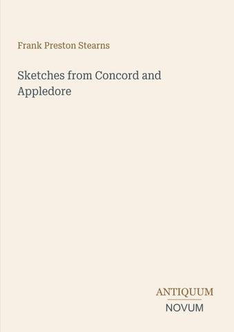 Sketches from Concord and Appledore