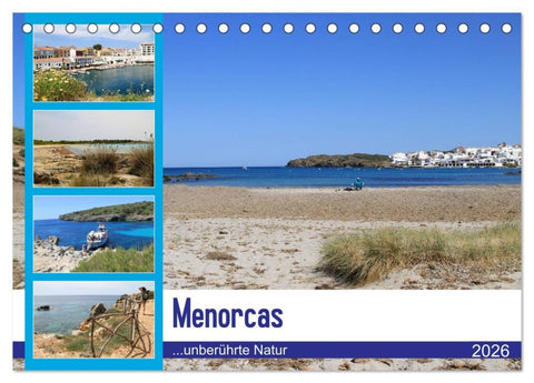 Menorcas unberührte Natur (Tischkalender 2026 DIN A5 quer), CALVENDO Monatskalender