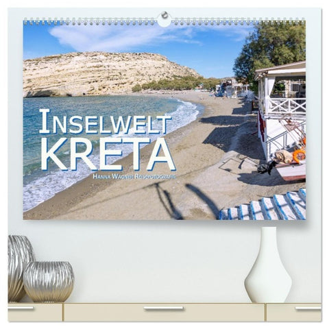 Inselwelt Kreta (hochwertiger Premium Wandkalender 2027 DIN A2 quer), Kunstdruck in Hochglanz