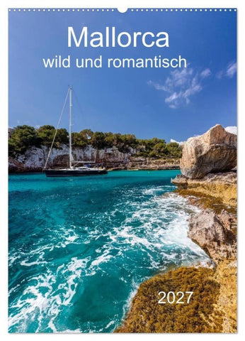 Mallorca - wild und romantisch (Wandkalender 2027 DIN A2 hoch), CALVENDO Monatskalender