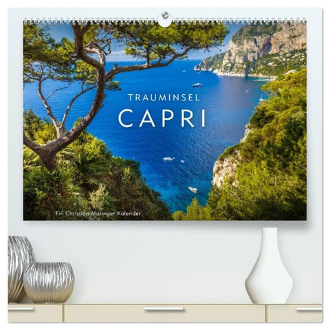 Trauminsel Capri (hochwertiger Premium Wandkalender 2027 DIN A2 quer), Kunstdruck in Hochglanz