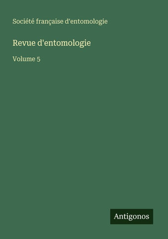 Revue d'entomologie