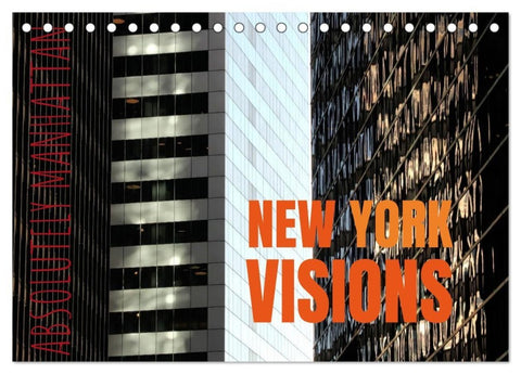 NEW YORK visions (Tischkalender 2026 DIN A5 quer), CALVENDO Monatskalender