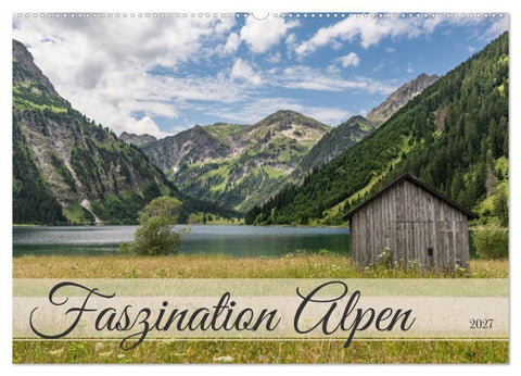 Faszination Alpen (Wandkalender 2027 DIN A2 quer), CALVENDO Monatskalender