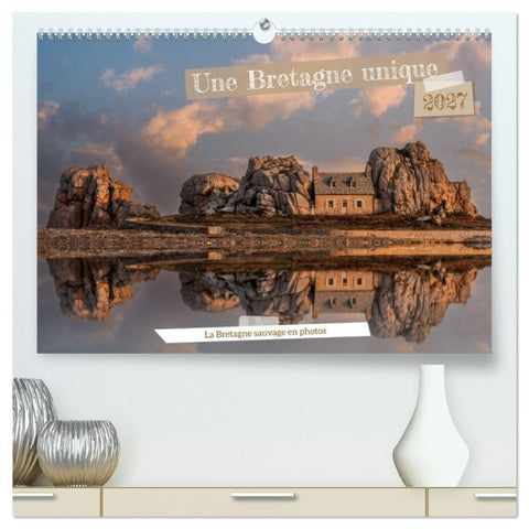 Une Bretagne unique (Calendrier mural haut de gamme 2027 DIN A2 vertical), CALVENDO calendrier mensuel