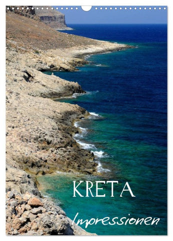 Kreta Impressionen (Wandkalender 2026 DIN A3 hoch), CALVENDO Monatskalender