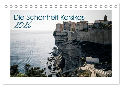 Die Schönheit Korsikas (Tischkalender 2026 DIN A5 quer), CALVENDO Monatskalender