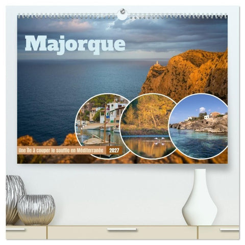 Majorque - Une île à couper le souffle en Méditerranée (Calendrier mural haut de gamme 2027 DIN A2 vertical), CALVENDO calendrier mensuel