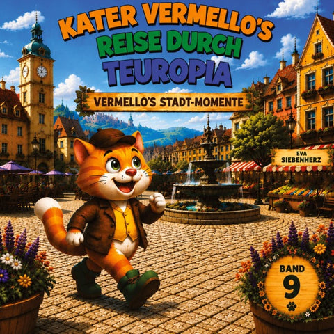 Vermellos Stadt-Momente  Ein Katzen-Kinderbuch über Abenteuer in der Stadt
