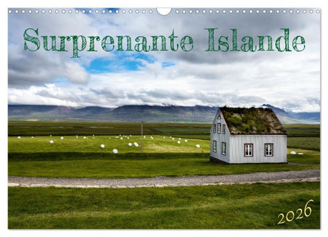 Surprenante Islande (Calendrier mural 2026 DIN A3 vertical), CALVENDO calendrier mensuel