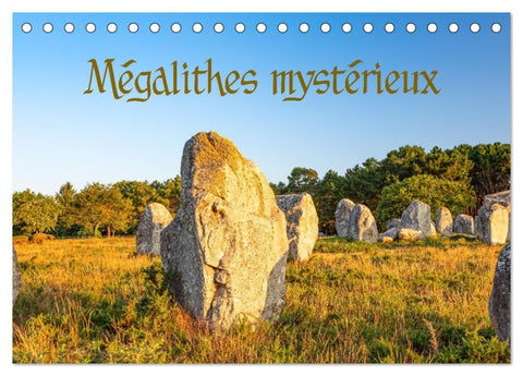 Mégalithes mystérieux (Calendrier de bureau 2027 DIN A5 vertical), CALVENDO calendrier mensuel