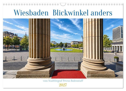Wiesbaden Blickwinkel anders (Wandkalender 2027 DIN A3 quer), CALVENDO Monatskalender