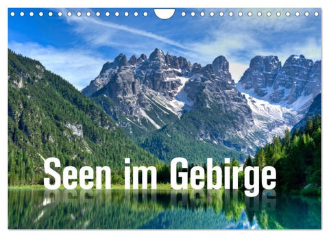 Seen im Gebirge (Wandkalender 2026 DIN A4 quer), CALVENDO Monatskalender