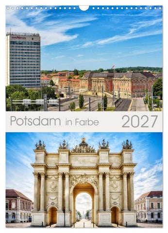 Potsdam in Farbe (Wandkalender 2027 DIN A3 hoch), CALVENDO Monatskalender