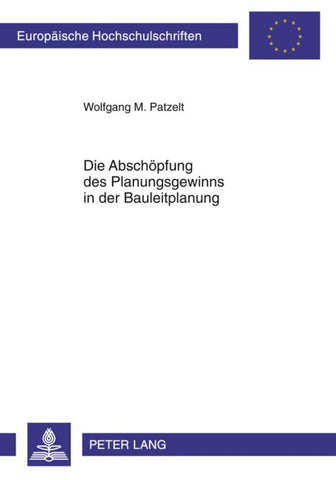Abschöpfung des Planungsgewinns in der Bauleitplanung