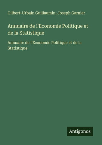 Annuaire de l'Economie Politique et de la Statistique