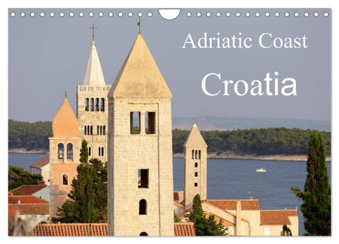 Adriatic Coast Croatia / UK-Version (Wall Calendar 2026 DIN A4 landscape), CALVENDO 12 Month Wall Calendar