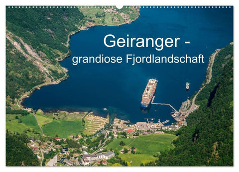 Geiranger - grandiose Fjordlandschaft (Wandkalender 2027 DIN A2 quer), CALVENDO Monatskalender