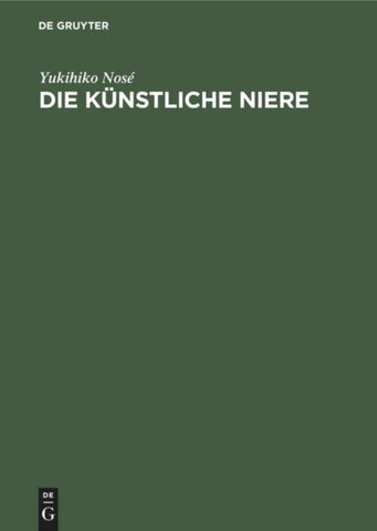 Die künstliche Niere