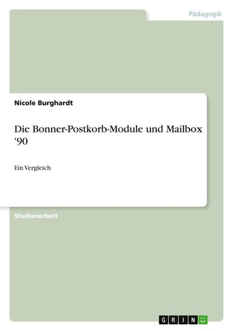 Die Bonner-Postkorb-Module und Mailbox '90