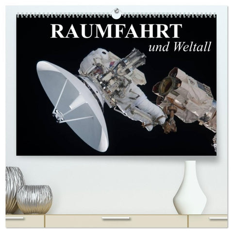 Raumfahrt und Weltall (hochwertiger Premium Wandkalender 2026 DIN A2 quer), Kunstdruck in Hochglanz