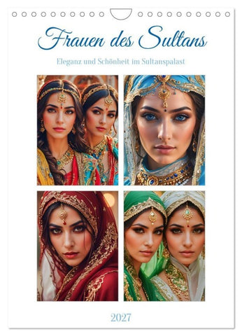 Frauen des Sultans (Wandkalender 2027 DIN A4 hoch), CALVENDO Monatskalender