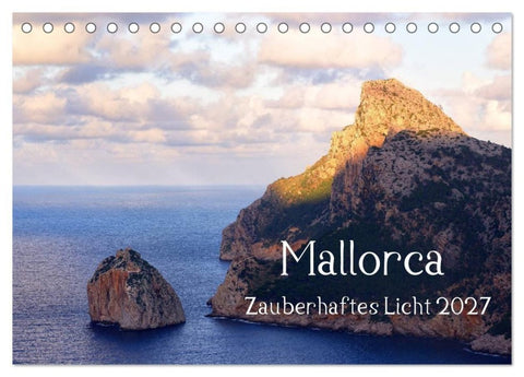 Mallorca Zauberhaftes Licht (Tischkalender 2027 DIN A5 quer), CALVENDO Monatskalender