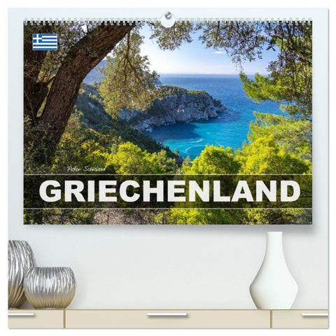 Griechenland (hochwertiger Premium Wandkalender 2027 DIN A2 quer), Kunstdruck in Hochglanz
