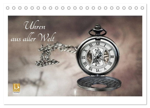 Uhren aus aller Welt (Tischkalender 2026 DIN A5 quer), CALVENDO Monatskalender